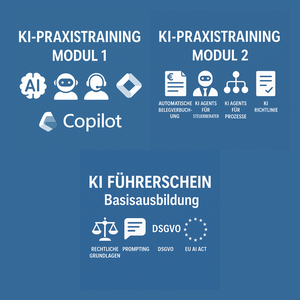 KI‑Gesamtpaket: Führerschein + Modul 1 + Modul 2